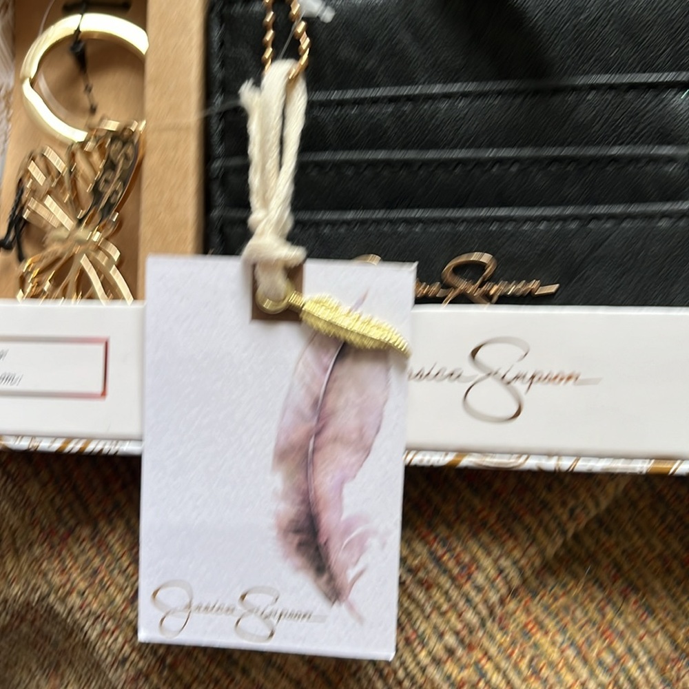 BRAND NEW Jessica Simpson Wallet and card slot and Key chain set - Picture 5 of 12